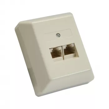 InLine ISDN sienas panelis 2x RJ45 sievišķais 2x 8 ports 69988B