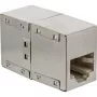 InLine Cat.5e adapter pilnībā ekranēts metāla 2x RJ45 sievišķais-sievišķais
