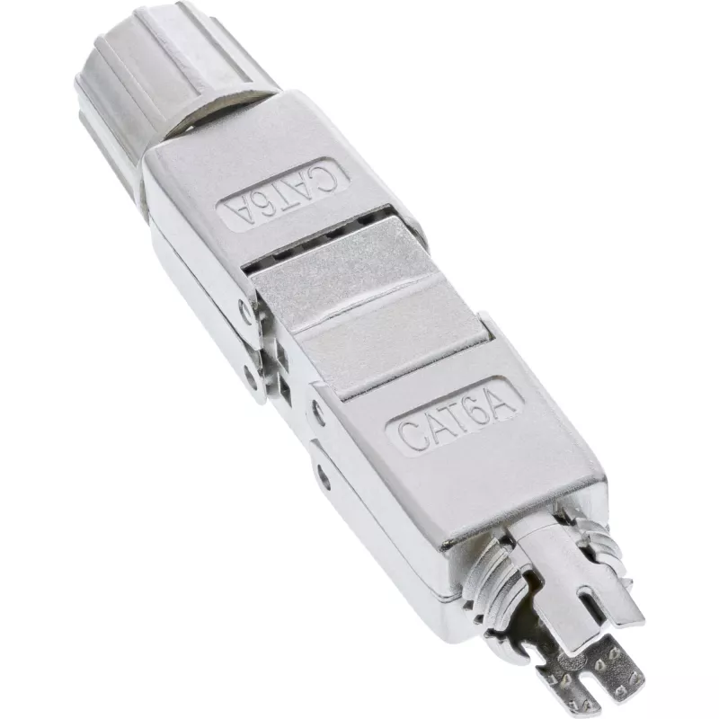 InLine Cat.6A ekranēts bezinstrumentu savienotājs 69992E