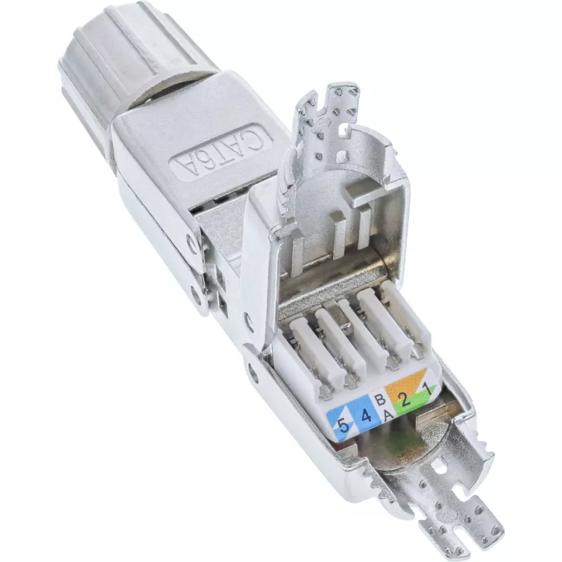InLine Cat.6A ekranēts bezinstrumentu savienotājs 69992E