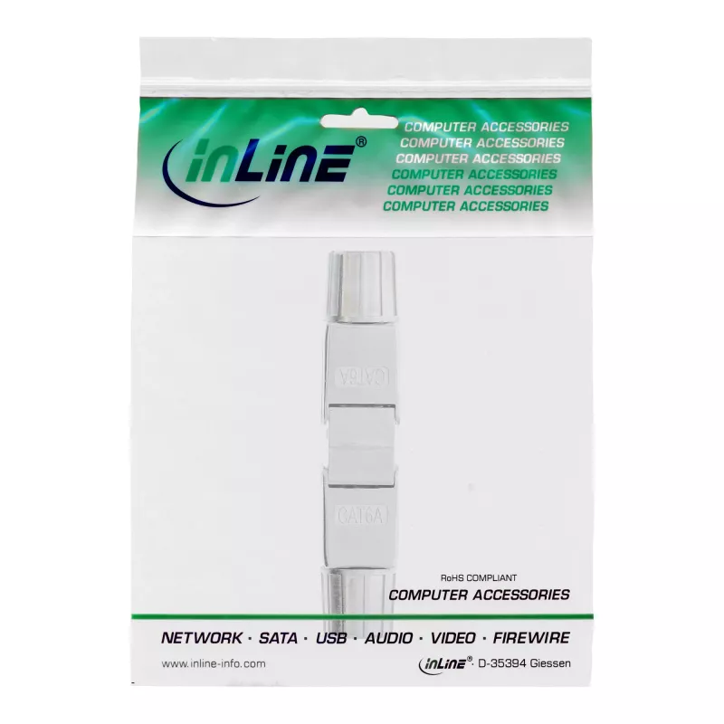 InLine Cat.6A ekranēts bezinstrumentu savienotājs 69992E