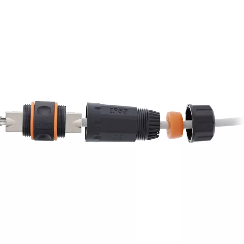 InLine āra savienotājs Cat.6A ūdensnecaurlaidīgs IP68 69992W