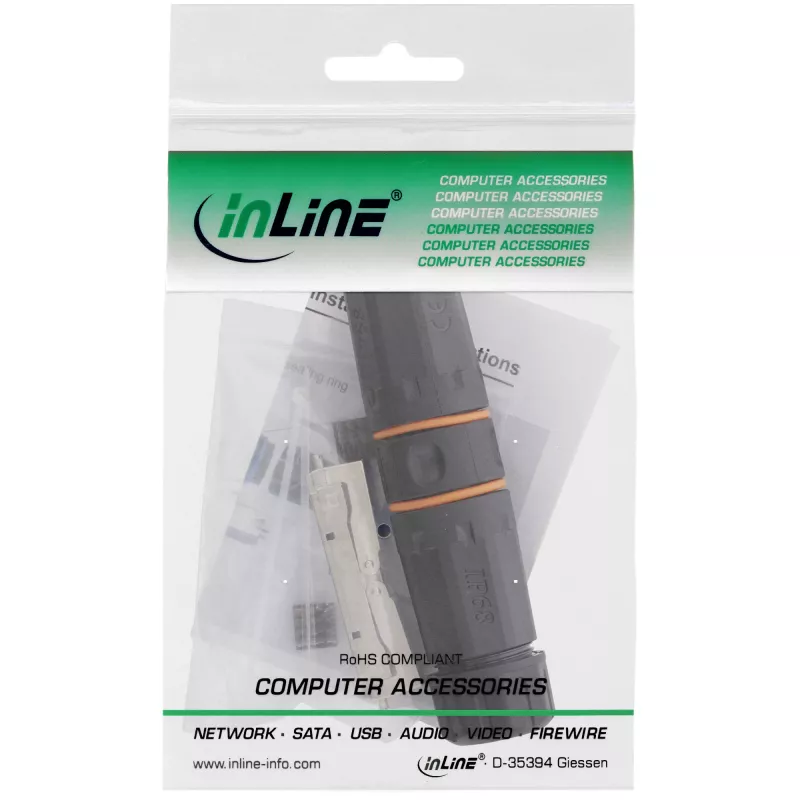 InLine āra savienotājs Cat.6A ūdensnecaurlaidīgs IP68 69992W