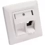 InLine rāmja komplekts 2x RJ45 Bu/LSA ieliktnim, Keystone SNAP-In, RAL9010