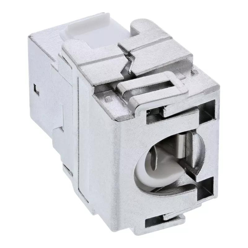 InLine Premium RJ45 Keystone Jack Snap-In modulis Cat.6a ar putekļu vāciņu