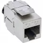 InLine Keystone RJ45 ligzda slima, SNAP-In, Cat.6A, integrēts kabeļa skava