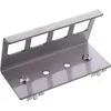 InLine 76203F metāla Keystone ielikšanas kronšteins DIN sliedei, 4 porti