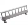 InLine 76203H metāla Keystone stiprinājums DIN sliedei, 8-portu
