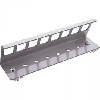 InLine 76203H metāla Keystone stiprinājums DIN sliedei, 8-portu