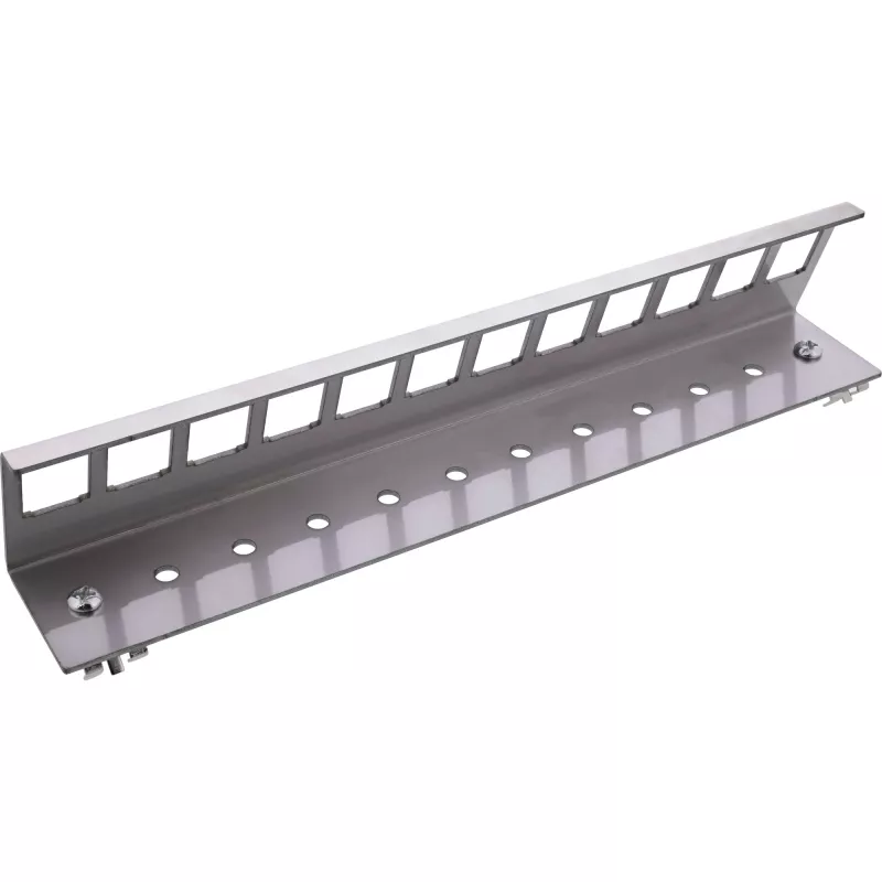 InLine 76203I metāla Keystone stiprinājums DIN sliedei, 12 porti