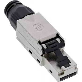 InLine RJ45 spraudnis Cat.6A 500MHz, lauka montāžai, ekranēts, ar skrūvējamu vāciņu