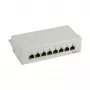 InLine Patch Panel Cat.6 8 Port desktop pelēks RAL7035