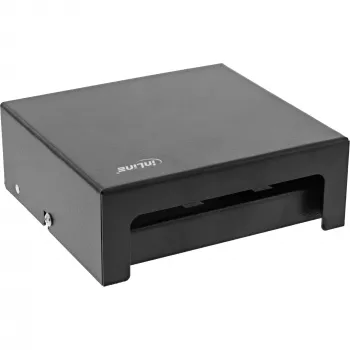 InLine Desktop Consolidation Point Box 6x Keystone RJ45, metāls, melns RAL9005