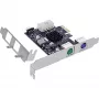 InLine saskarnes karte 2x PS/2 USB galvene PCIe Vīrietis 0.48 Gbit/s