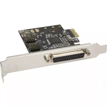 InLine saskarnes karte 1 ports 25 kontaktu paralēlais + 2 porti 9 kontaktu seriālais PCIe