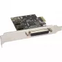 InLine saskarnes karte 1 ports 25 kontaktu paralēlais + 2 porti 9 kontaktu seriālais PCIe