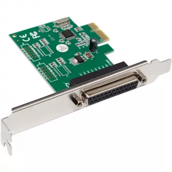 Iekšējais paralēlais adapteris InLine 76625E PCIe vīriešu WCH CH382L