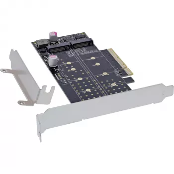 InLine 76660N iekšējā M.2 saskarnes karte PCIe vīrišķais 64 Gbit/s