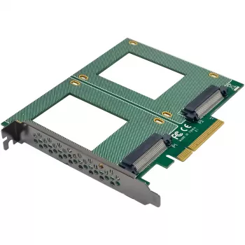 InLine 76660P Iekšējais U.2 Adapteris PCIe Vīriešu 4 Gbit/s 3,3 V