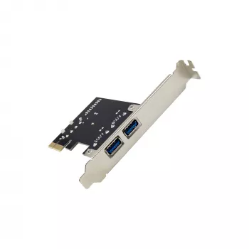 InLine 2+2 portu USB 3.2 Gen.1 hosta kontrolieris, PCIe, ar SATA strāvu + LP kronšteins