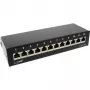 InLine Patch Panel Cat.6A galda/sienas montāža 12 porti melns RAL9005