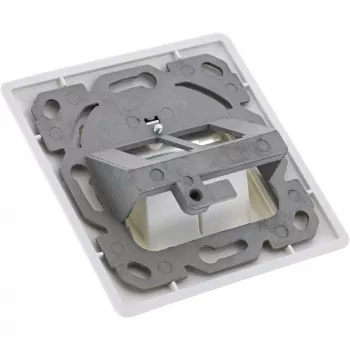 InLine Cat.6A iemontējamā kaste 2x RJ45 balta RAL9010