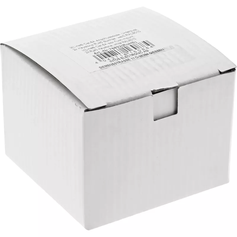 InLine Cat.6A iemontējamā kaste 2x RJ45 balta RAL9010