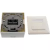 InLine Cat.6A sienas rozete 2x RJ45 ligzda virsmas vai iegremdētai montāžai 76842S