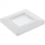 Sienas rāmis ar suku InLine 78501 televizoram, plastmasa, balts RAL9010, 80×80 mm