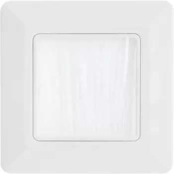 Sienas rāmis ar suku InLine 78501 televizoram, plastmasa, balts RAL9010, 80×80 mm