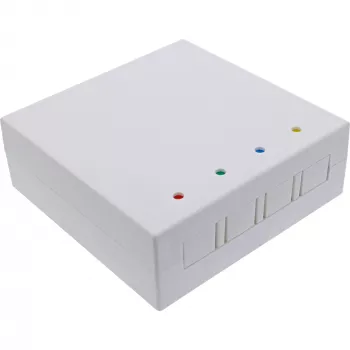 InLine FTTH tukšā sadales kārba līdz 4x LC dupleks / 4x SC simpleks, balta