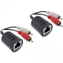 InLine RCA Audio pār LAN/Ethernet/RJ45 kabelis 2 gab. komplekts