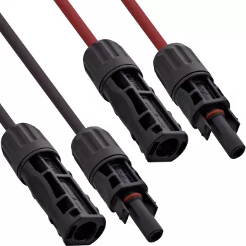 Vidēja sprieguma kabelis InLine 95412 Sarkans Melns 1500V 12.5m
