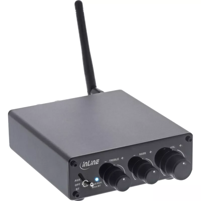 InLine Bluetooth 5.3 audio uztvērējs ar 96 vatu pastiprinātāju