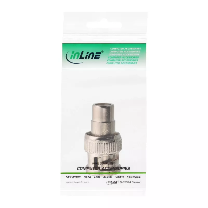 Video adapteris InLine 99321 RCA ligzda uz BNC spraudni