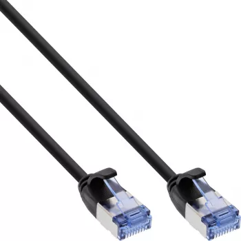 InLine B-71955S tīkla kabelis Melns 0,5 m Cat6a U/FTP (STP)