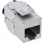 Keystone modulis InLine B-76202Q — plakans pelēks RJ-45, 14.5×31.8×19.4 mm