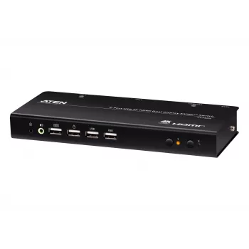 ATEN 2-Port USB 4K HDMI Dual-Display KVMP Slēdzis (ar kabeļiem)