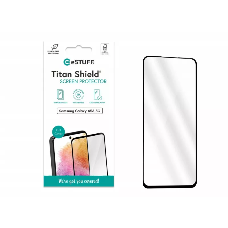 eSTUFF ES504119 stikla ekrāna aizsargs Samsung Galaxy A56 5G caurspīdīgs 1 gab.