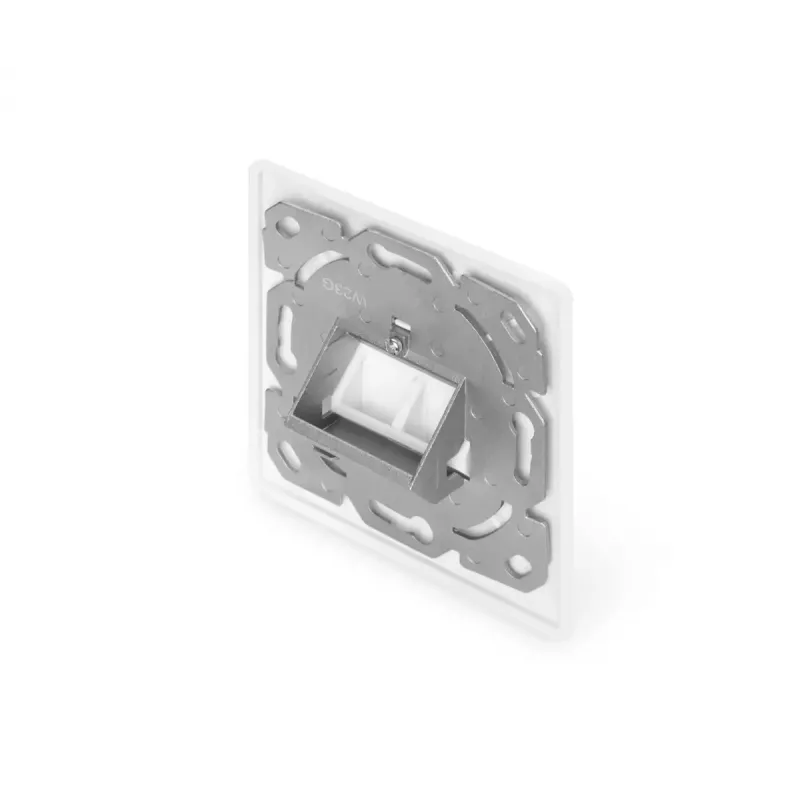 DIGITUS DN-93831 Sejaplāksne multimediju/Keystone moduļiem, balta, 80x80 mm