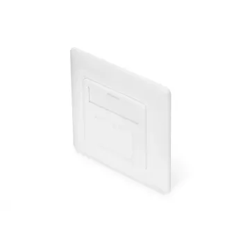 DIGITUS DN-93831 Sejaplāksne multimediju/Keystone moduļiem, balta, 80x80 mm