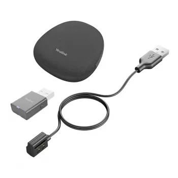 Yealink 1208649 DECT austiņu adaptera komplekts, melns