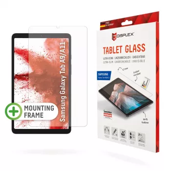 Displex Tablet Glass (9H) Samsung Galaxy Tab A11/A9, Eco montāžas rāmis, nesalaužams