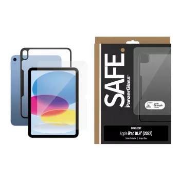 PanzerGlass SAFE. by ® 2-in-1 Bundle iPad 10.9'' (2022) | Ultra-Wide Fit