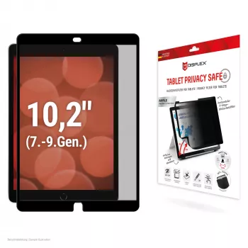 Displex TABLET PRIVACY SAFE noņemams 2-virzienu privātuma filtrs iPad 10,2'' (7./8./9. paaudze)