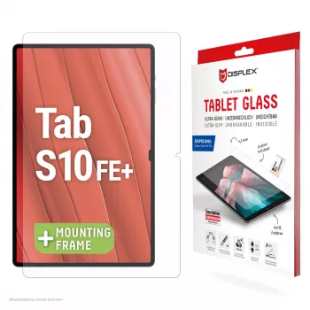 Displex Tablet Glass (9H) Samsung Galaxy Tab S10 FE+ ar Eco montāžas rāmi, nesalaužams