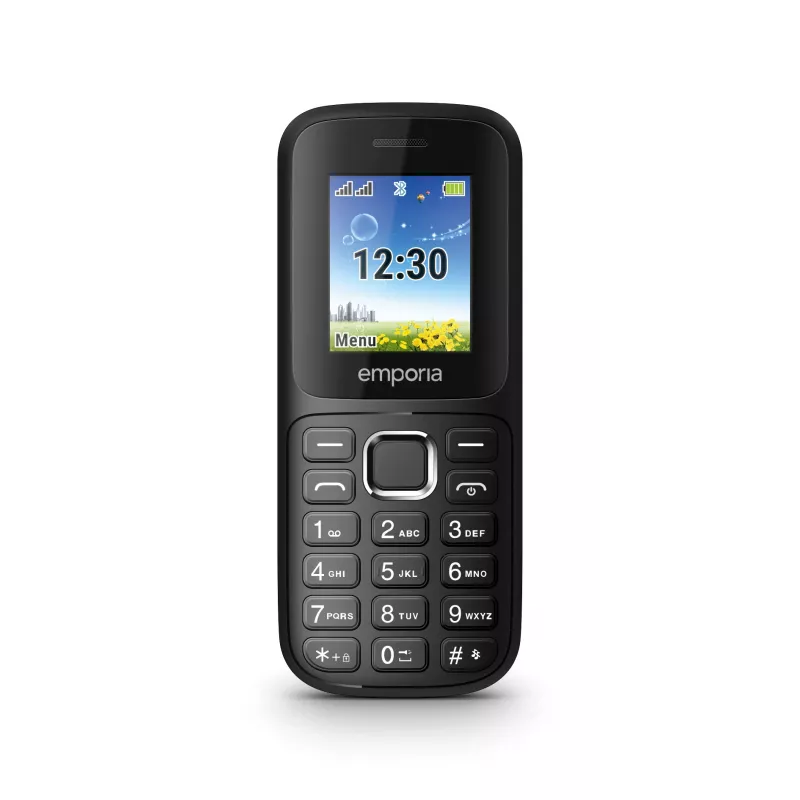 Emporia emporia313 Senior telefons, melns, 4.5 cm (1.77 inch)