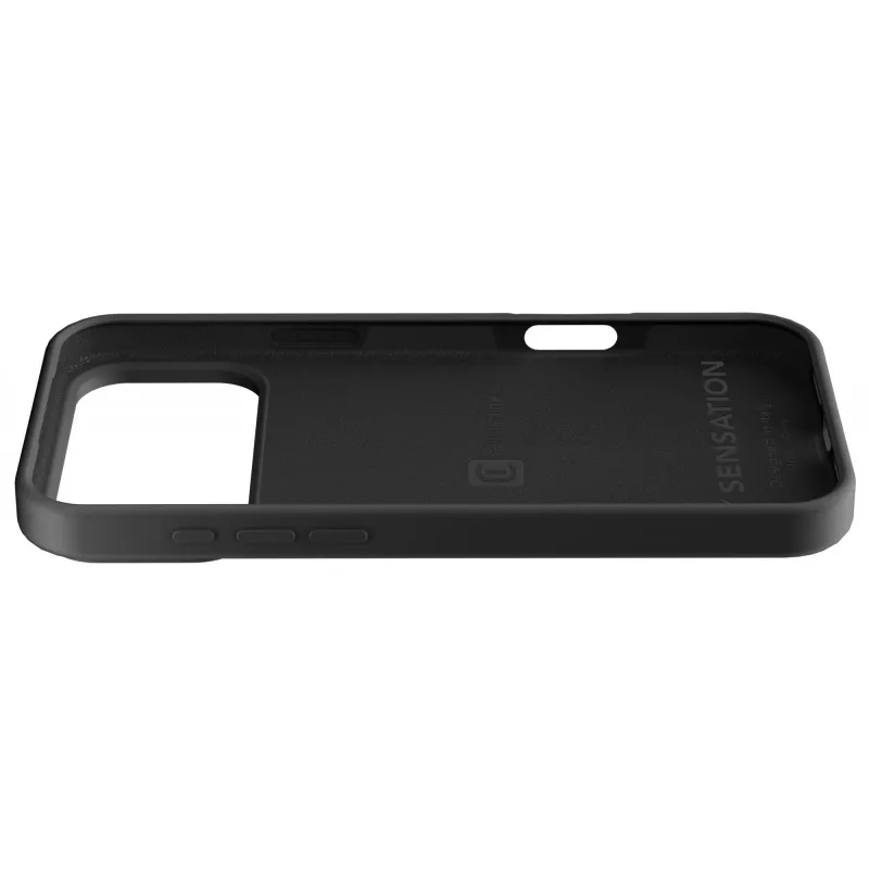 Cellularline Sensation - iPhone 17 Pro Pārvalks no īpaši mīksta silikona ar soft-touch apdari