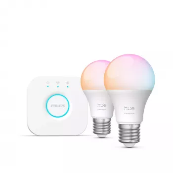 Philips Hue White and colour ambience Essential komplekts: 2 E27 viedās spuldzes (806 lm)