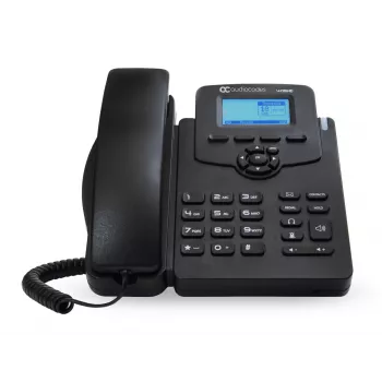 AudioCodes 405HD IP telefons PoE GbE melns